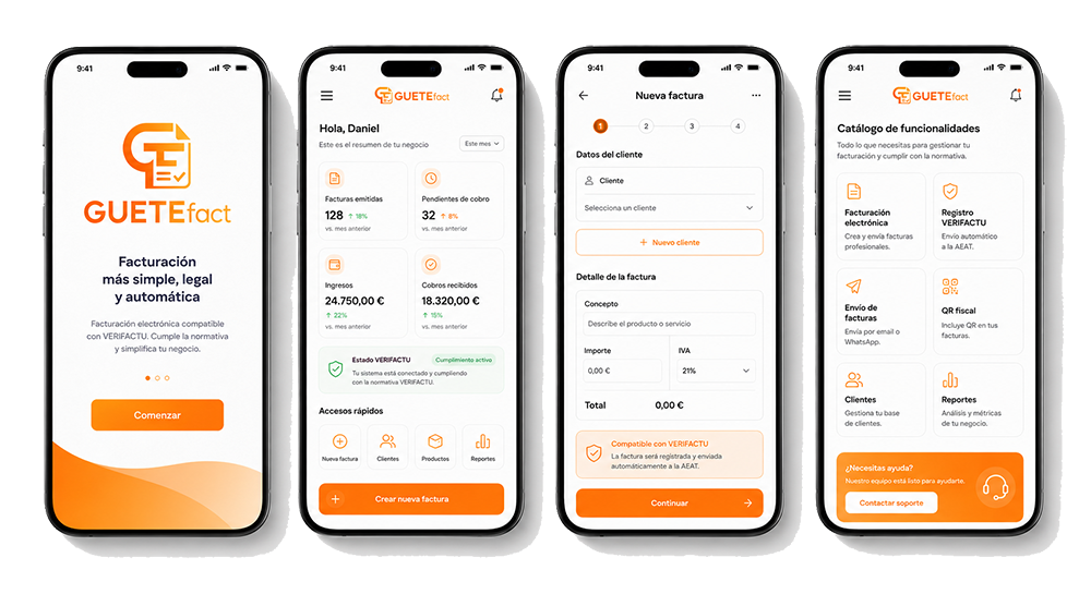 Mockup de GUETEfact